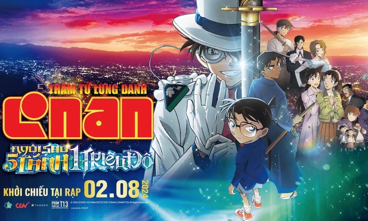 Xem phim Thám Tử Lừng Danh Conan Ngôi Sao 5 Cánh 1 Triệu Đô  - Detective Conan Movie 27 The Million Dollar Pentagram (2024)